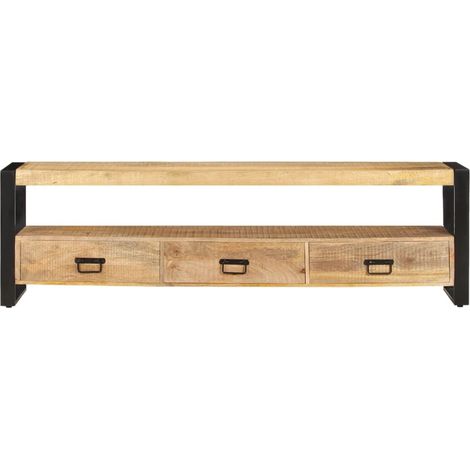 Maison Exclusive - TV-Schrank 150 x 30 x 45 cm Massivholz Mango