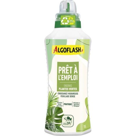 Engrais liquide algoflash engrais liquide plantes vertes 1 litre bio