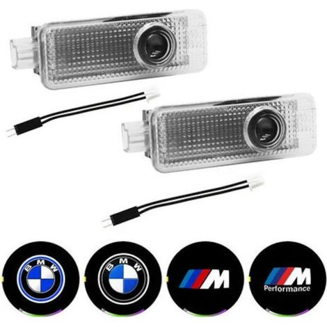 Lot de 2 projecteurs de porte LED pour BMW X3/X5/X6/X7, installation facile. (1/5)