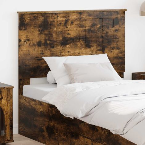 Tête de lit Chêne fumé 100 cm Bois d'ingénierie vidaXL