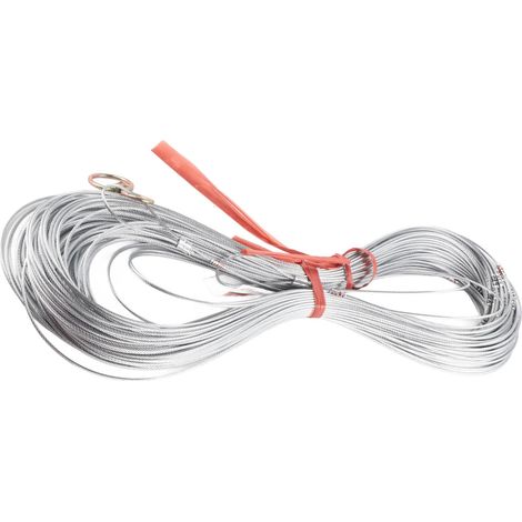 Flexibles und robustes Stahlmesskabel mit Skala für den Brunnenbau, 100 m / 328,1 ft (1/5)