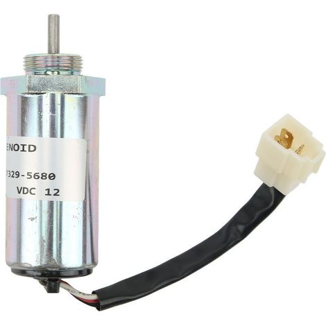 Válvula solenoide automotriz de 12 V CC Z 8 97329 568 0, repuesto sensible para motores Isuzu 3LD1 3LD2 4LE1 3LB1 4LB1 de 12 V