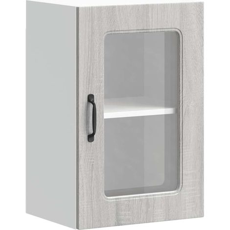 Maison Exclusive - Armario de cocina de pared con puerta de crist