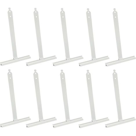 10 Stück Mini-Aufhängungsfedern für Rollläden, Rollladenbefestigungen, Aufhängungsfedern für elektrische und manuelle Rollläden (100 x 190 mm, Weiß) (1/5)