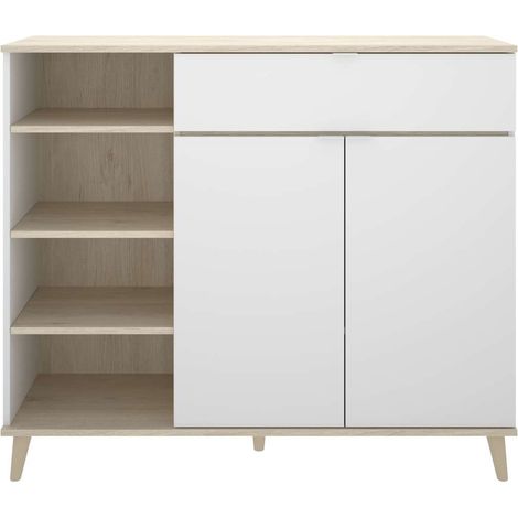 Mueble auxiliar Villarodrigo 2 puertas 1 cajón y estantes 102 cm(alto)120 cm(ancho)40 cm(largo) (1/4)