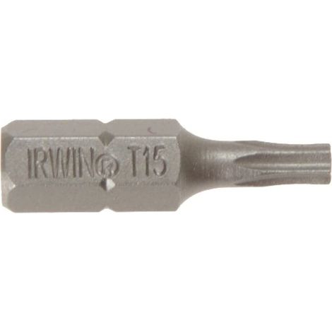 Embout de tournevis Torx 1/4" 25 mm, lot de 10, T15 - I-10504352