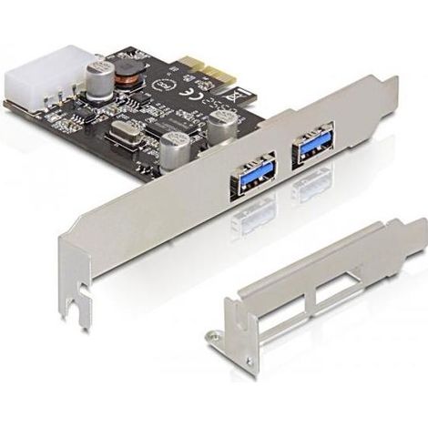DeLOCK 2x USB 3.0 PCI Express card (1/4)