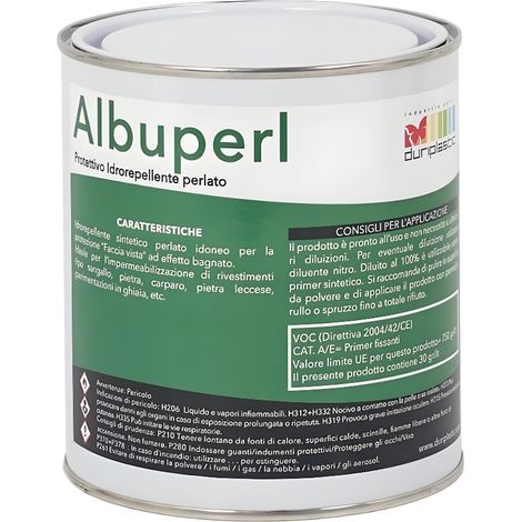 Albuperl lucidante vetrificante sintetico fissativo protettivo effetto bagnato contenuto litri 0,750 - confezione 1
