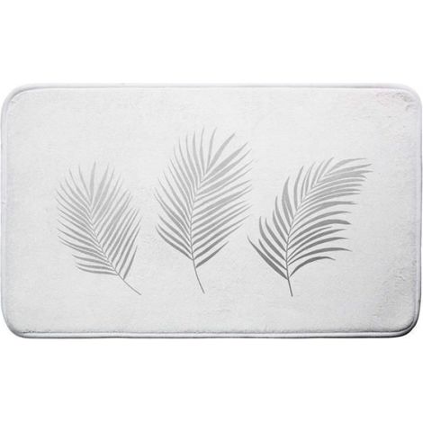 Tapis de bain Orbelles Blanc argent (1/2)