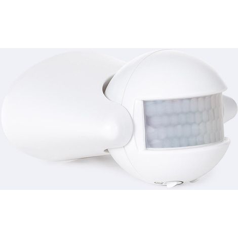 Détecteur de mouvement PIR 180º Design Blanc