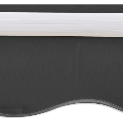 Auvent pliable motorisé - Auvent de jardin Soleil imperméable 400 cm Anthracite BV652134 - BonneVie (1/4)