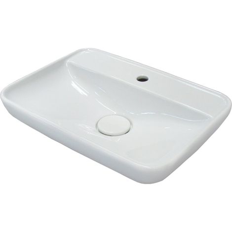 Fackelmann Keramik Waschbecken HYPE Breite 60cm ohne Überlauf Badzubehör"-"83003 (1/5)