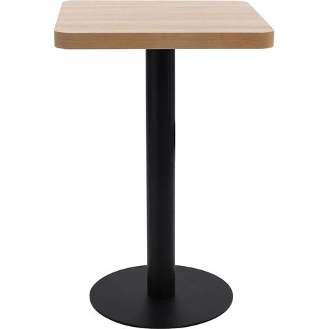 Maison Exclusive - Tavolo da Bistrot Marrone Chiaro 50x50 cm in MDF (1/5)