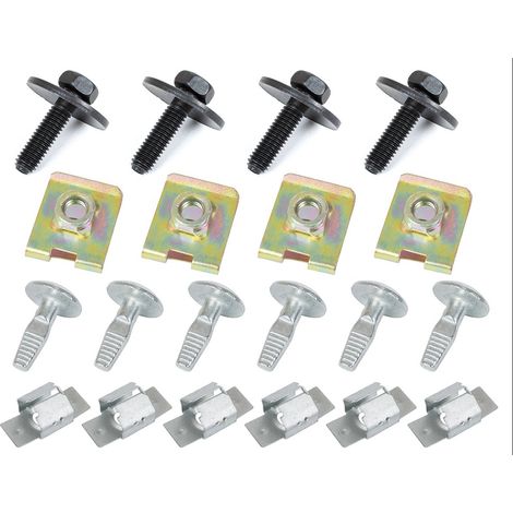 Citroen C5 II 04-08 Satz Clips zur Befestigung der Motorabdeckung, 20-teilig