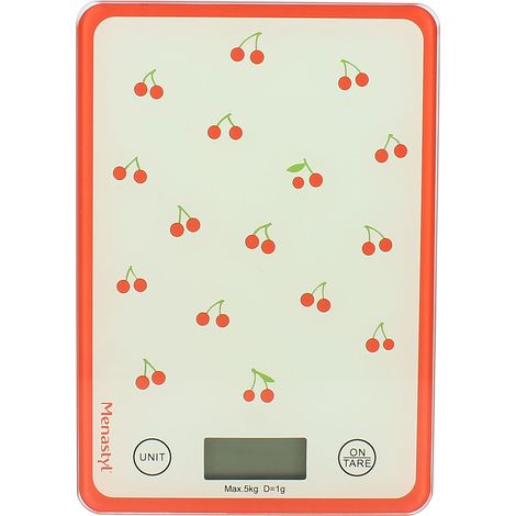 Balance de cuisine 5kg, CERISE (1/3)