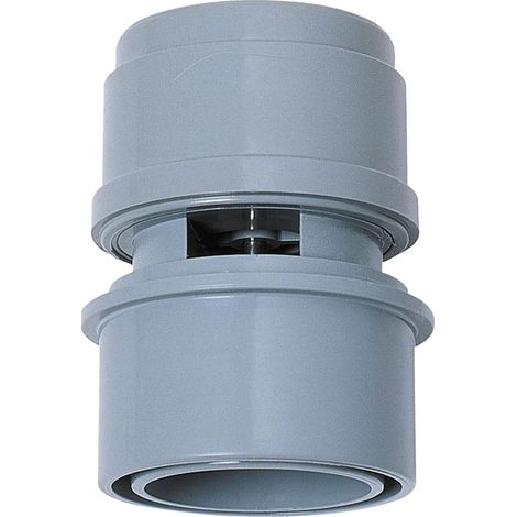 Anti-vide droit pour tube Ø32-40 anti-désiphonage et anti-odeurs, Wirquin 70723710, gris