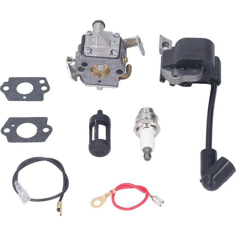 Vergaser-Reparatursatz für elektrische Sägen, verschleißfester Zündkerzen-Reparatursatz für Stihl 017 018 MS180 MS180C