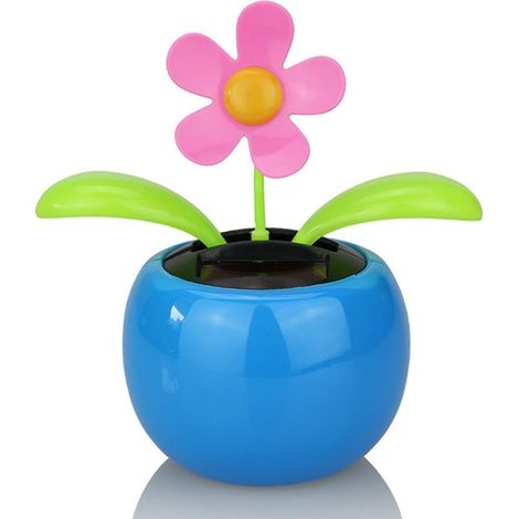 Jouet De Bureau à énergie Solaire, Fleur De Danse à énergie Solaire Flip Flop Laisse Affichage De Voiture Tableau De Bord Jouet Cadeau (1/4)