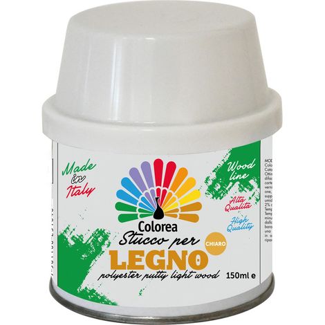 1PZ STUCCO PER LEGNO 'COLOREA' ml 150 - chiaro
