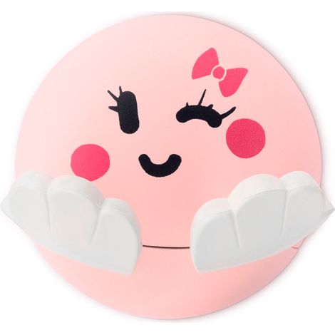 Cintre adhésif enfant visage rose design INOFIX 2180-8-000 (1/2)