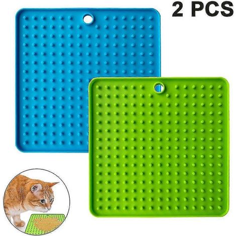 Lot de 2 tapis à lécher pour chien, tapis anti-alimentation lente et soulagement de l'anxiété (1/5)