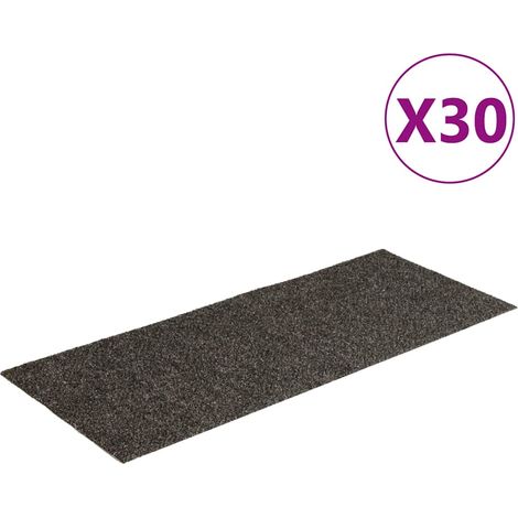 Maison Exclusive - Tappetini per scale autoadesivi 30 pz 60x25 cm antracite rettangolari