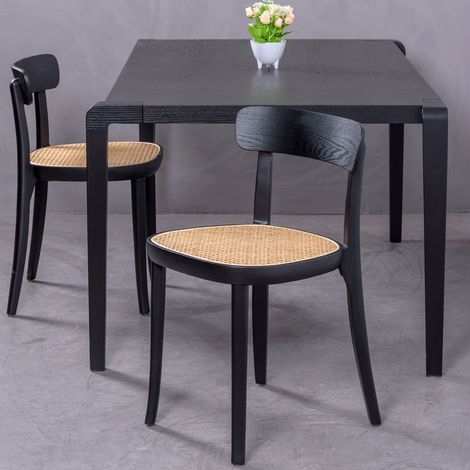 Nest Dream - Designstuhl aus Eschenholz - Tours - Schwarz