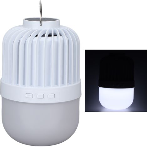 Lampe de camping Bluetooth, lampe musicale Bluetooth, rechargeable par USB, deux modes d'éclairage, étanche pour l'extérieur, idéale pour le camping, les vendeurs ambulants et les marchés nocturnes. (1/5)