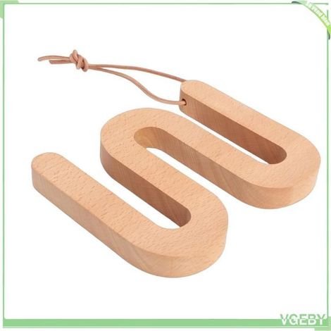 Dessous de plat - FAFEICY - M - Bois de hêtre - Antidérapant - Protection thermique efficace (1/4)