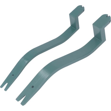 2 Pièces Barre de Démontage Extracteur de Clous Acier Carbone pour Menuiserie Bricolage (1/5)