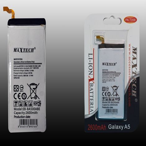Batter Compatible Pour Samsung Galaxy A5 Maxtech A Litio 2600mah Pa-t058