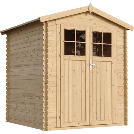 Holzhaus Gartenhaus- B196xL186xH218 cm/ 2,82 m2 - TIMBELA M320F+M320G
