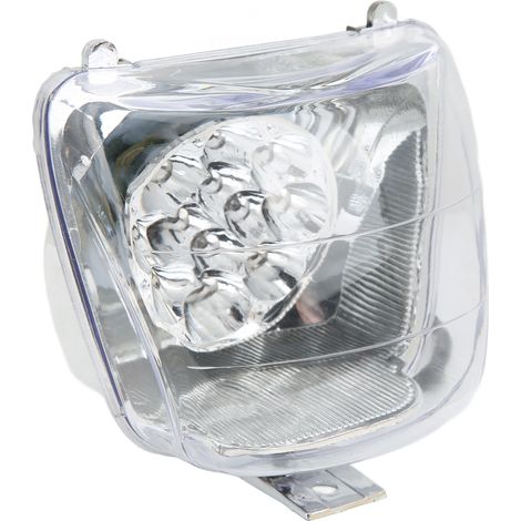 Phare LED 12V feux de route/croisement étanche IP67 universel pour motos, véhicules électriques et quads (1/5)