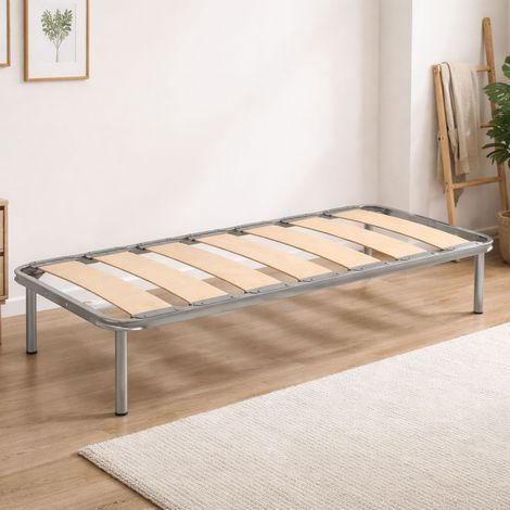 Dmora - Einzelbettbasis Dgrec, Orthopädische Basis mit breiten Latten, 100% Made in Italy, Cm 80x190h 31 (1/3)