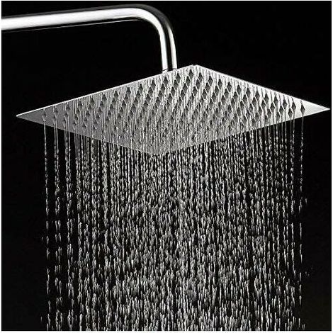 royaluxe - pommeau de douche en acier inoxydable pommeau de douche à économie d'eau haute pression salle de bain (1/3)