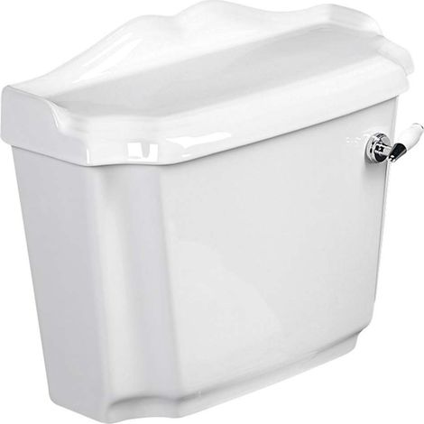 Aqualine Antik - Cassetta di scarico, ingresso acqua dal basso, bianco AK107-208 (1/5)