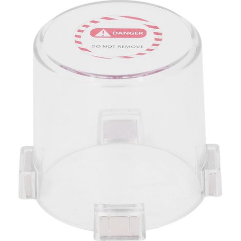 Protection de Bouton d'Arrêt d'Urgence Aimant Puissant Transparent Ronde pour Dispositif Industriel (1/5)