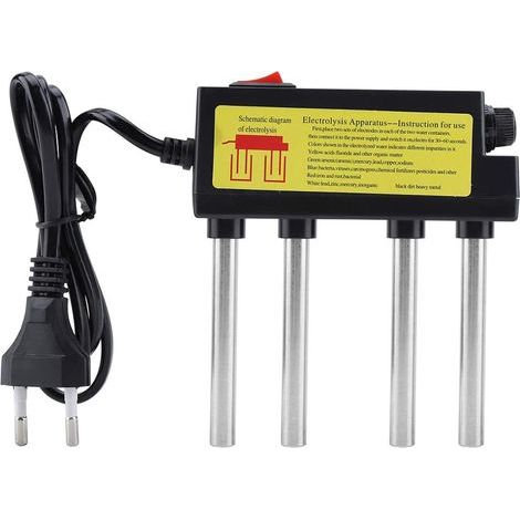 Testeur de qualité de l'eau - Électrolyseur portable - Moniteur d'impuretés de l'eau - Appareil de test d'électrolyse de l'eau (1/5)