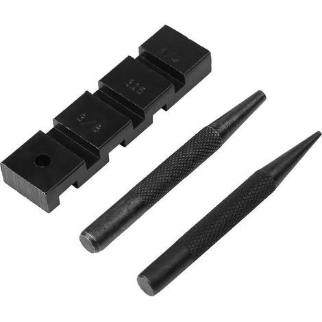Professionelles Kettenglieder-Reparaturset, Taschensägen-Kettennieter, Kettensägen-Reparaturwerkzeuge, Voreinstell-Kettennieter-Stanze (1/4)