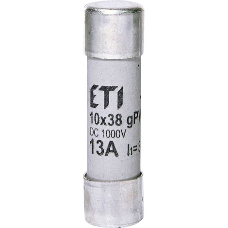 Insert fusible cylindrique PV CH10x38 gPV 13A/1000V CC 002625078 ETI