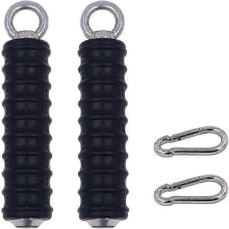 Deux poignées de fitness à poignée unique à pousser vers le bas pour l'entraînement de la force des triceps et les tractions, compatibles avec l'accessoire de machine à câble A. (1/5)