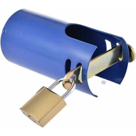 Serrure de robinet avec couvercle de protection antivol, serrure de cuisine de jardin extérieure multifonction en métal (1/4)