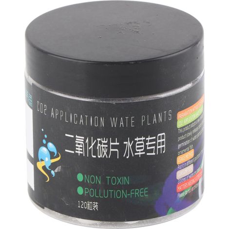 Pastilles CO2 pour Aquarium Plantes Aquatiques – Diffuseur de Dioxyde de Carbone, 7 cm, 1 Flacon (1/5)