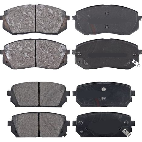 KIT PASTIGLIE FRENO ANTERIORI E POSTERIORI compatibile con KIA CEE'D 2 VOLUMI / CODA SPIOVENTE , SW, PRO CEE'D (ED) / PASTIGLIE FRENANTI AUTO OEM FDB1869,FDB4408 FDB1956 / SOSTITUZIONE DIRETTA / BASSA