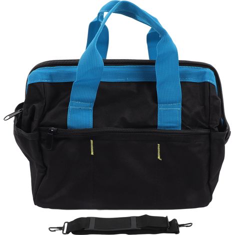 Sac à outils à large ouverture et grande capacité, en tissu Oxford imperméable, pour clé et tournevis, 28 cm (11 pouces).