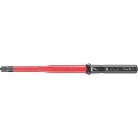 Wera Kraftform Kompakt VDE 65 iS PZ/S 2 x 157 mm TIE pour électricien plus/moins Lame interchangeable 2 mm (1/4)