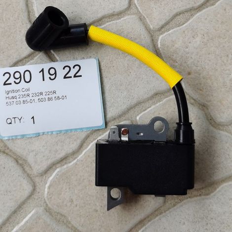 Bobines d'allumage 235R 232R 225R 537038501, 503865801, bobines haute tension, adaptées aux tronçonneuses Huswara. (1/4)