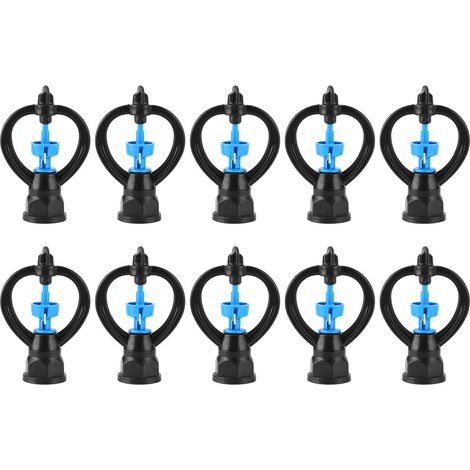 10 Pièces Buse d'Irrigation Rotative Plastique G1/2 G3/4 pour Arrosage de Pelouse (1/5)