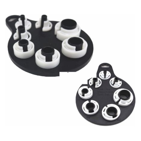 KIT 7 PEZZI MORSETTI SMONTAGGIO TUBI ARIA CONDIZIONATA CLIMATIZZATORE AUTO 257