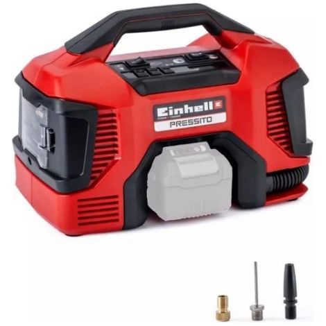 Compressore ibrido Einhell Pressito nero compatto leggero (1/5)